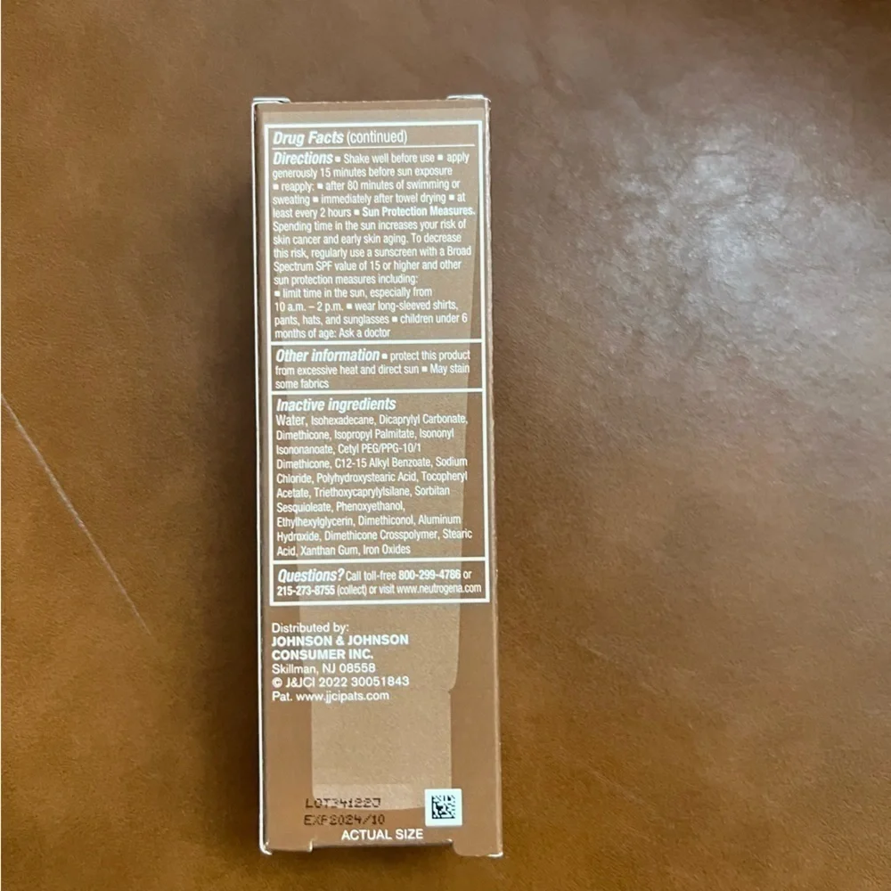 Neutrogena Purescreen Mineral UV Tinted Face Sunscreen Med Deep SPF 30 1.1 fl oz